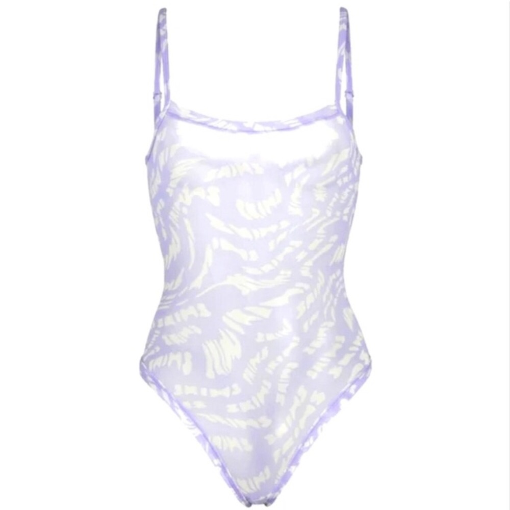 Lilac Swirl Skims SUMMER MESH Strappy Bodysuit | NWT Size Medium